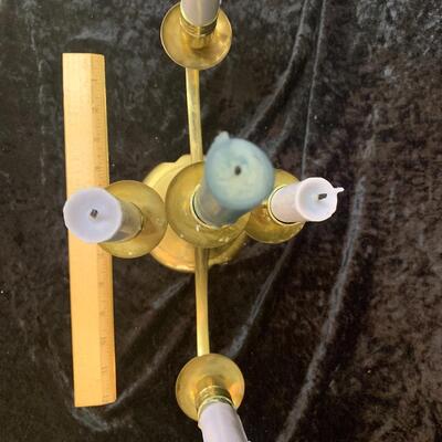Lovely Antique Brass Candelabras