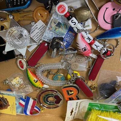 #32 Key Chain, Draw Pulls,  Drawer Clean out