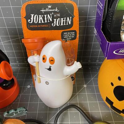 #44 Halloween Lot: Pumpkin Frankenstein, Ghost 