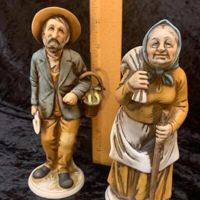 Porcelain Farming Couple