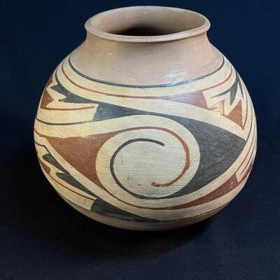 Traditional Casas Grande Mexican Polychrome Clay Pot