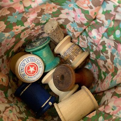 Funky Sewing Box with Goodies