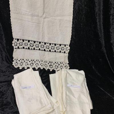 Variety of Vintage Linens