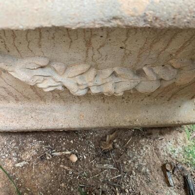 Two Concrete Planters