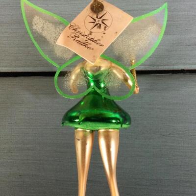 Christopher Radko Christmas ornament fairy, tinker bell
