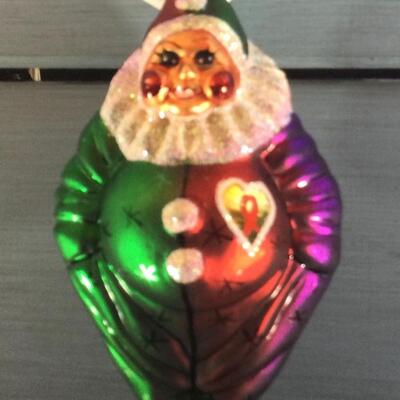 Christopher Radko Christmas ornament, jester