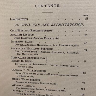 American Eloquence (Studies in American Political History) Vol 1-4 w/ leather bookends