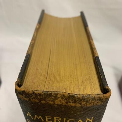 American Eloquence (Studies in American Political History) Vol 1-4 w/ leather bookends