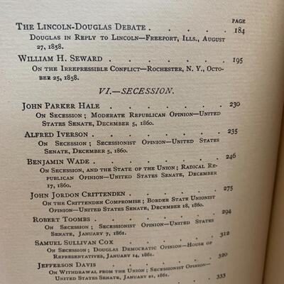 American Eloquence (Studies in American Political History) Vol 1-4 w/ leather bookends