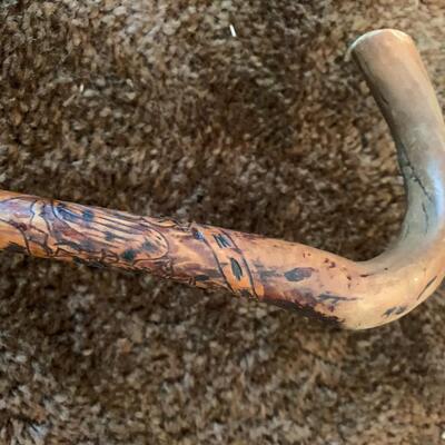 A Collection of Vintage Canes (1 very unique hand-carved Native American cane)