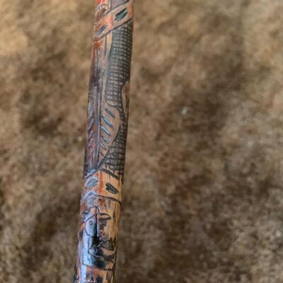 A Collection of Vintage Canes (1 very unique hand-carved Native American cane)
