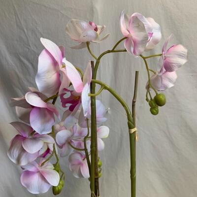 Stunning Faux Iris and Succulents