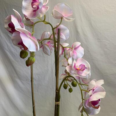 Stunning Faux Iris and Succulents