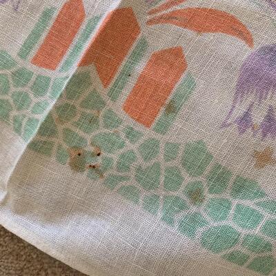 4 vintage tablecloths