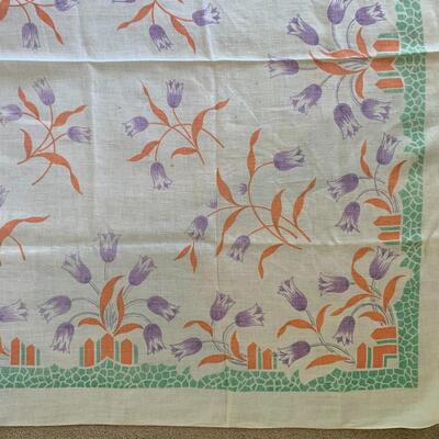 4 vintage tablecloths