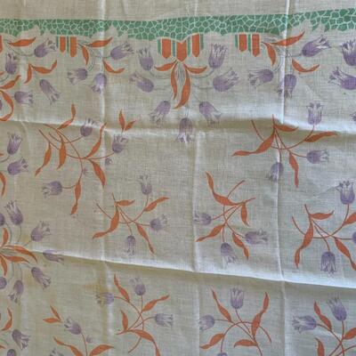 4 vintage tablecloths