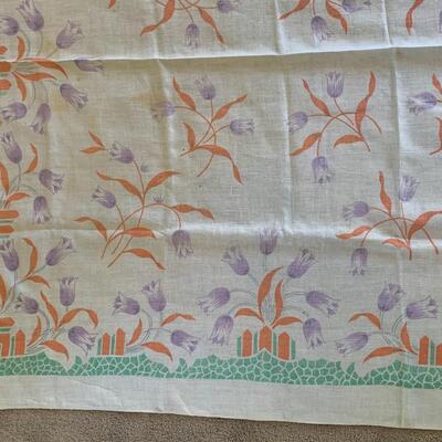 4 vintage tablecloths