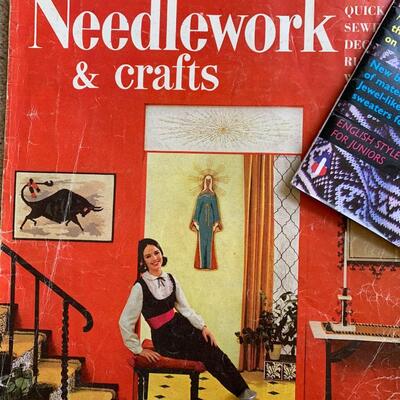 Leola's Vintage Needle Point Magazines, Needles & Notions