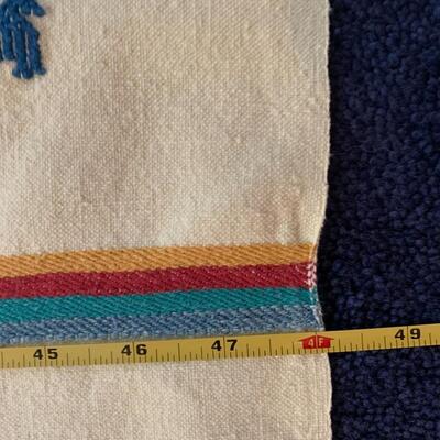 Two Embroidered Tablecloths w/ Matching Napkins
