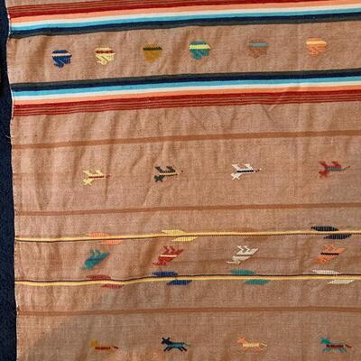 Two Embroidered Tablecloths w/ Matching Napkins