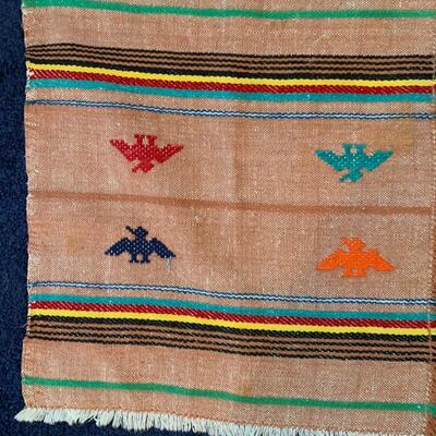 Two Embroidered Tablecloths w/ Matching Napkins