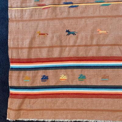 Two Embroidered Tablecloths w/ Matching Napkins