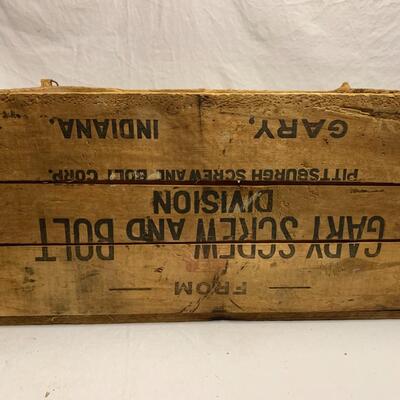 Vintage Wooden Crate
