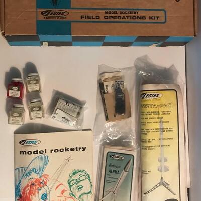 Lot 163: Vintage Model Rocketry Field Operations Kit Box With Rocket ...