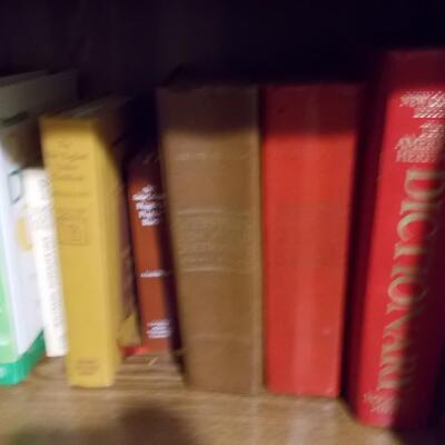 Bookcase and contents