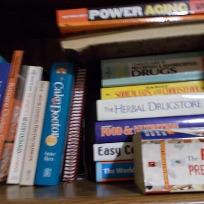 Bookcase and contents