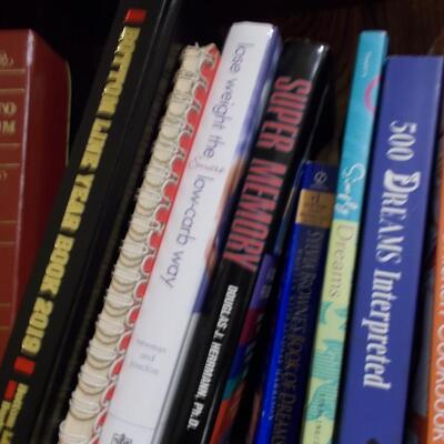 Bookcase and contents