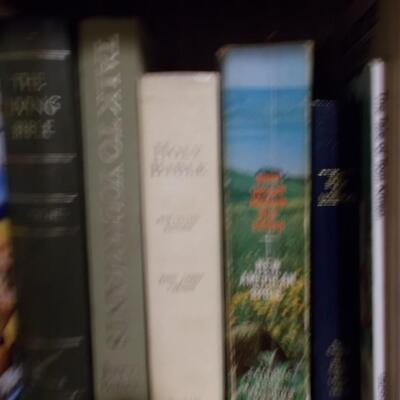 Bookcase and contents