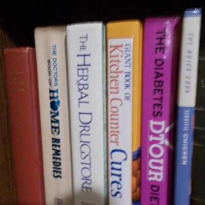 Bookcase and contents