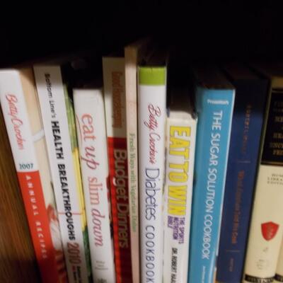 Bookcase and contents