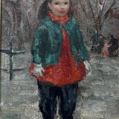 Esther Williams (American 1907-1969) original oil on canvas