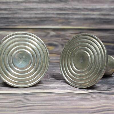 Pair of Vintage Preisner Sterling Weighted Candle Stick Holders