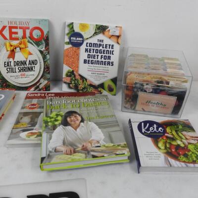 Cookbooks Lot: Keto Recipes and Food Network