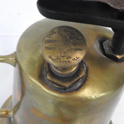 The Turner Brass Works Blow Torch - Antique