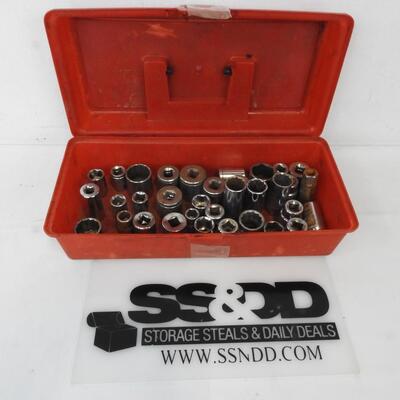 36 SAE Sockets  (ratchet not included)