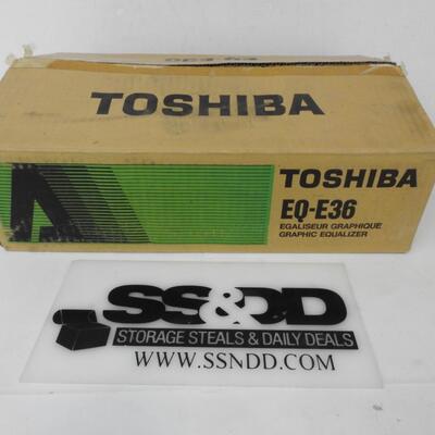 Toshiba Graphic Equalizer with Box, model EQ-E36