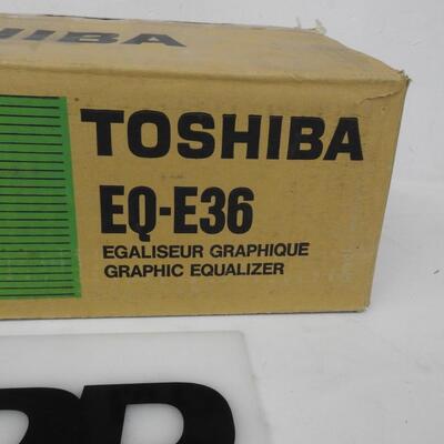 Toshiba Graphic Equalizer with Box, model EQ-E36