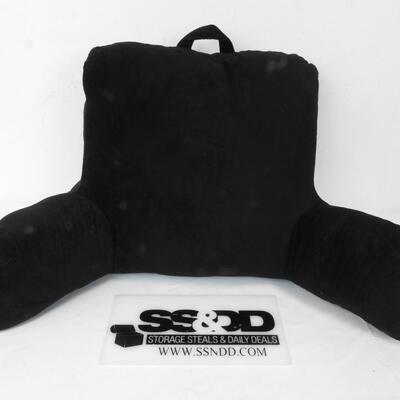 Black Lounge Pillow with Handle. Warehouse Dirt
