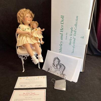 Lot 4  Shirley and Her Doll  Danbury Mint