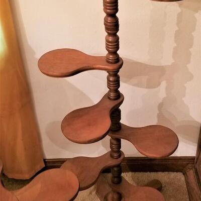 Lot #38  Pair of matched Mid-Century Plant Stands