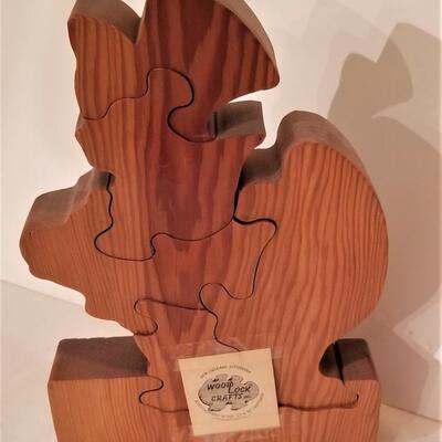 Lot #43  Wooden Seymour D. Fair Puzzle - 1984 World's Fair