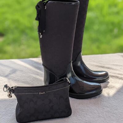 Coach Boots and Purse