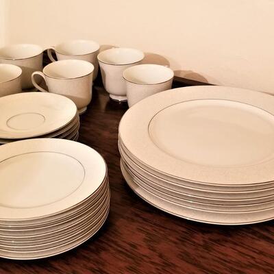 Lot #53  Set of Vintage Empress China - White on White
