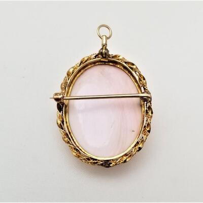 Lot #54  Carved Cameo set in 10KT Gold Mount.
