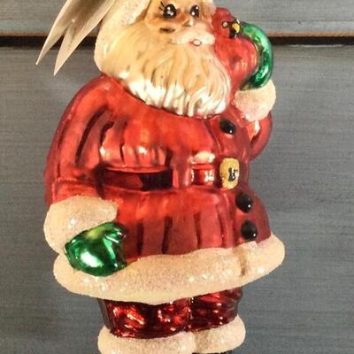 Santa clause Christopher Radko ornament