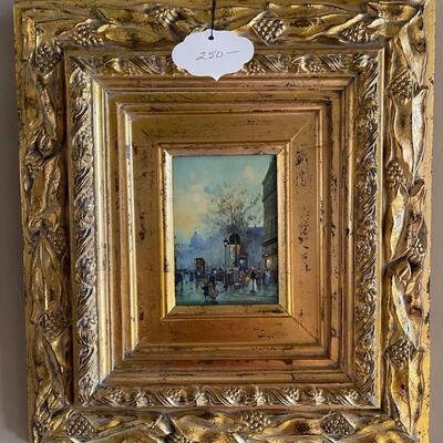 Lot 25: Gold Painting